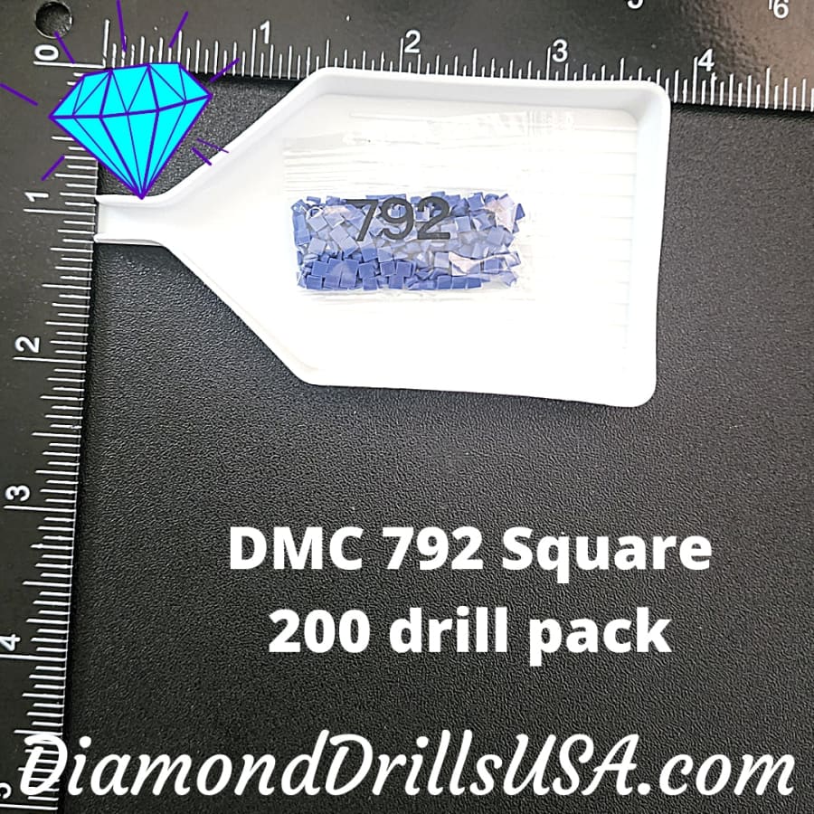 DMC 792 SQUARE 5D Diamond Painting Drills Beads DMC 792 Dark