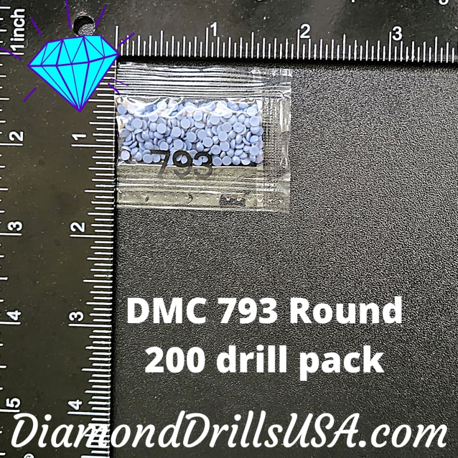 DMC 793 ROUND 5D Diamond Painting Drills Beads DMC 793