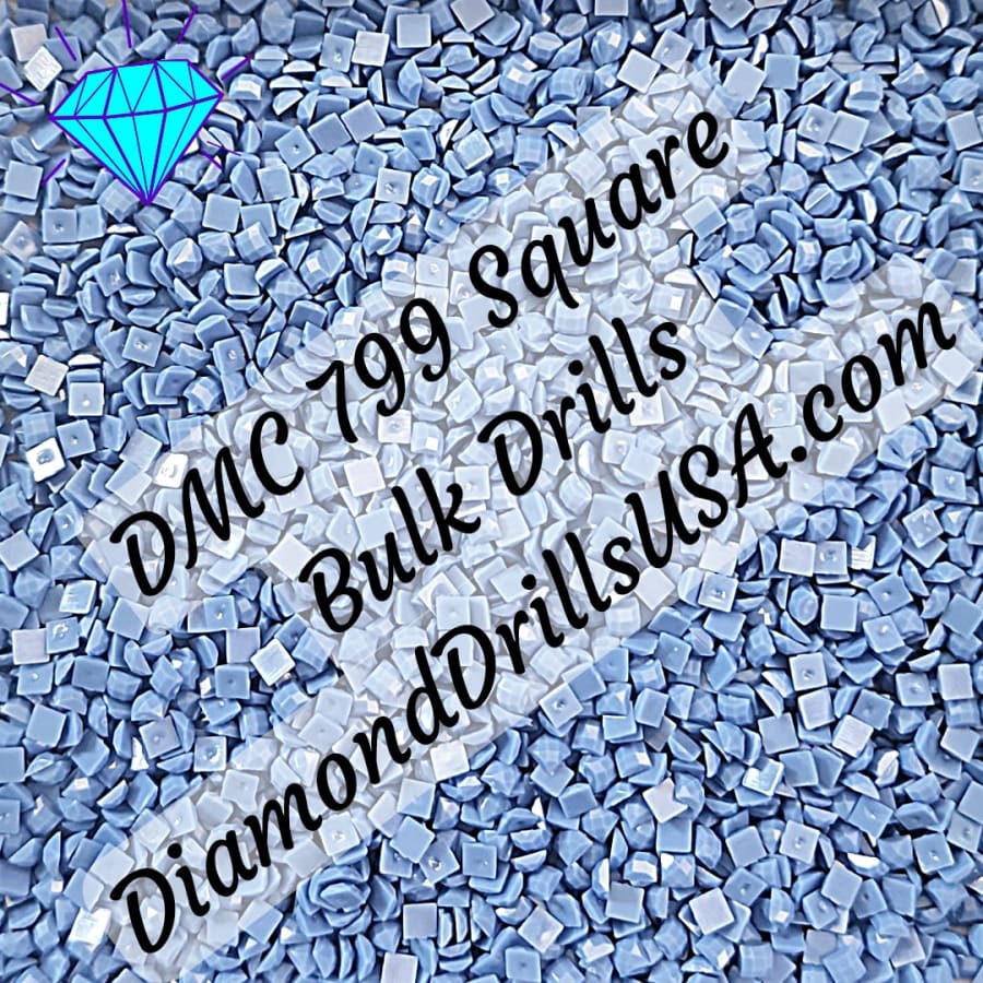 DMC 799 SQUARE 5D Diamond Painting Drills Beads DMC 799