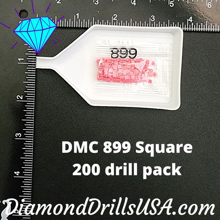 DMC 899 SQUARE 5D Diamond Painting Drills Beads DMC 899