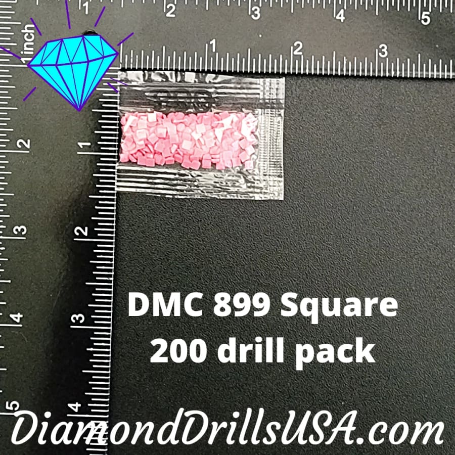 DMC 899 SQUARE 5D Diamond Painting Drills Beads DMC 899