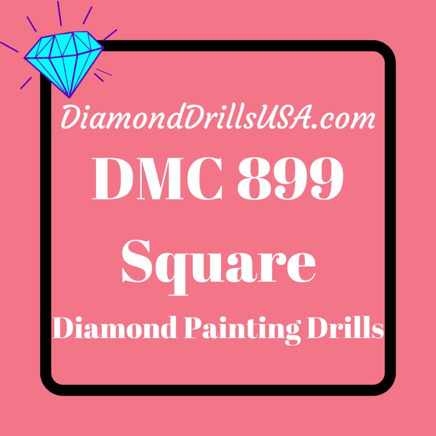 DMC 899 SQUARE 5D Diamond Painting Drills Beads DMC 899