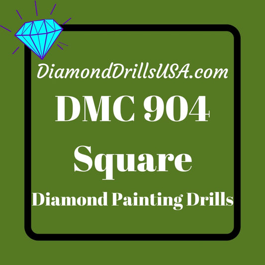 DMC 904 SQUARE 5D Diamond Painting Drills Beads DMC 904 Very