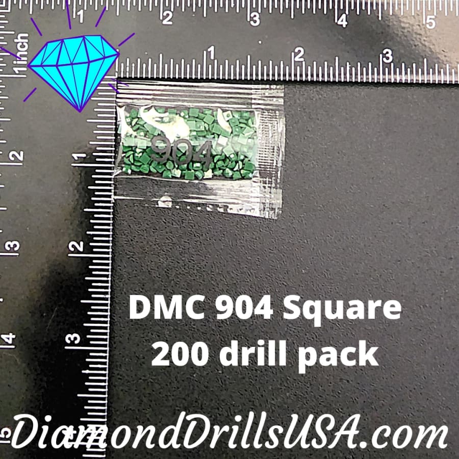 DMC 904 SQUARE 5D Diamond Painting Drills Beads DMC 904 Very