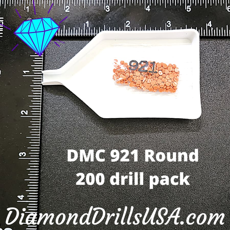 DMC 921 ROUND 5D Diamond Painting Drills Beads DMC 921