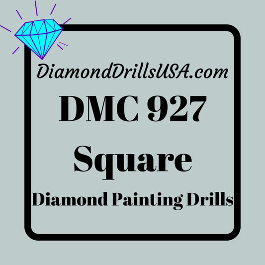DMC 927 SQUARE 5D Diamond Painting Drills Beads DMC 927