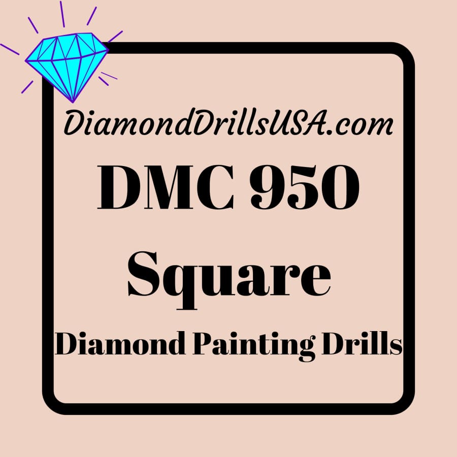DMC 950 SQUARE 5D Diamond Painting Drills Beads DMC 950