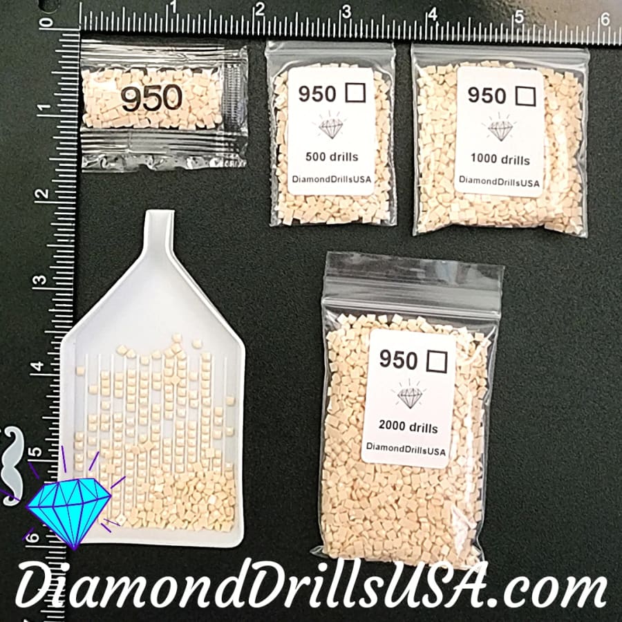 DMC 950 SQUARE 5D Diamond Painting Drills Beads DMC 950