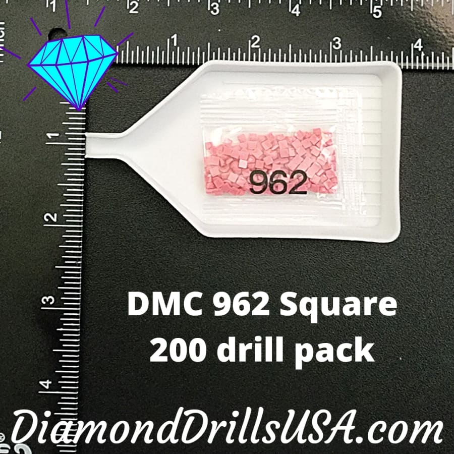 DMC 962 SQUARE 5D Diamond Painting Drills Beads DMC 962