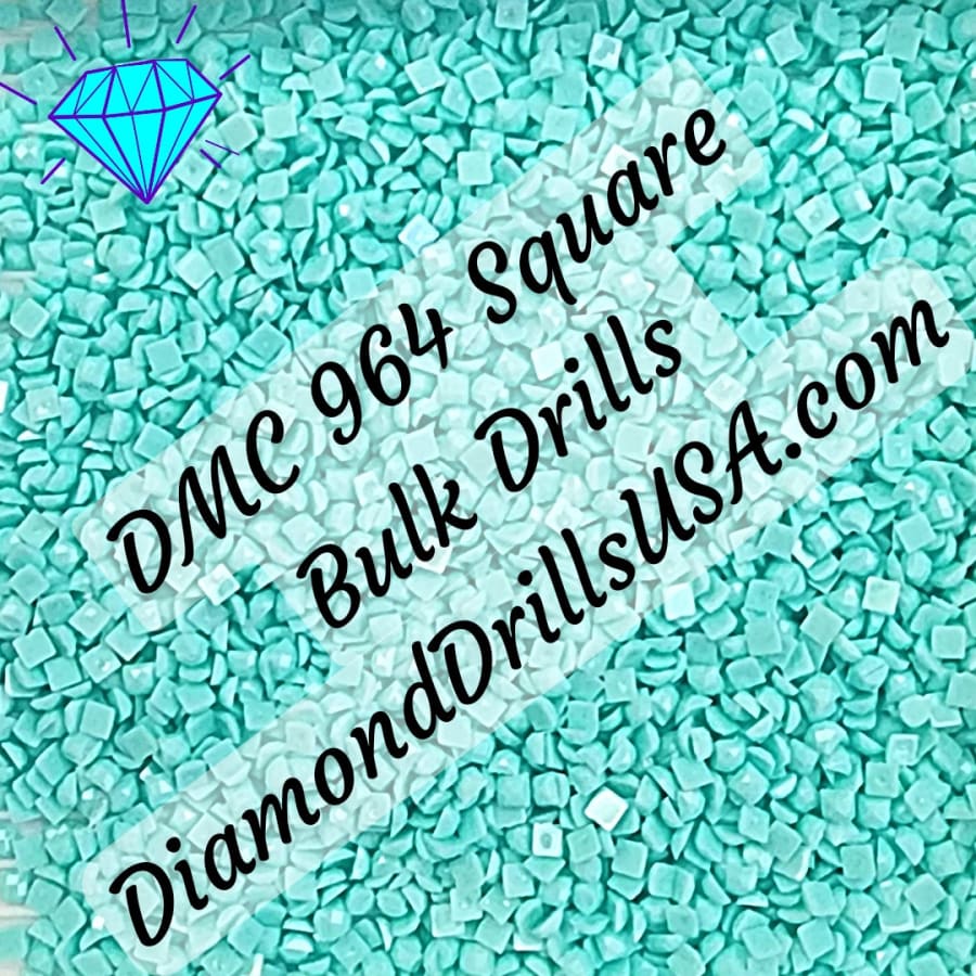 DMC 964 SQUARE 5D Diamond Painting Drills Beads DMC 964