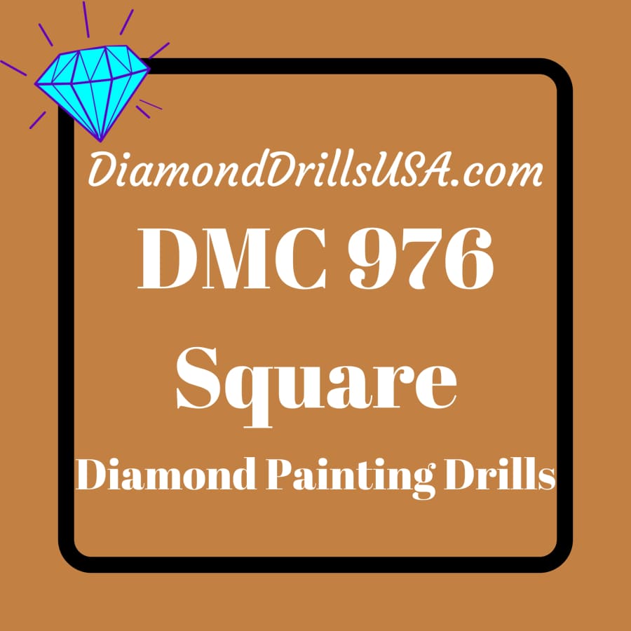 DMC 976 SQUARE 5D Diamond Painting Drills Beads DMC 976
