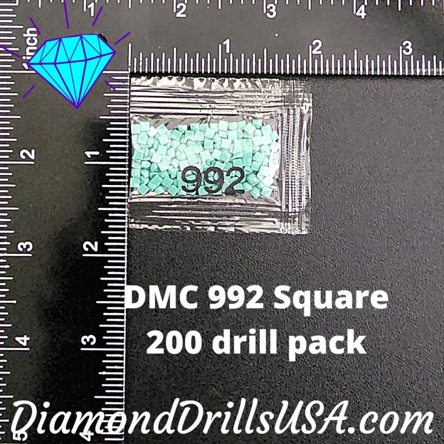 DMC 992 SQUARE 5D Diamond Painting Drills Beads DMC 992