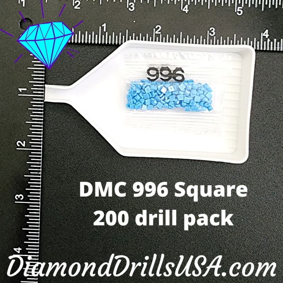 DMC 996 SQUARE 5D Diamond Painting Drills Beads DMC 996