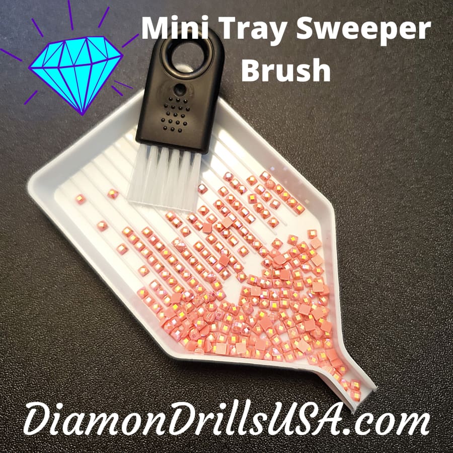 Mini Brush Black Tray Sweeper for Cleaning Diamond Painting