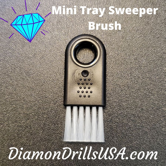 Mini Brush Black Tray Sweeper for Cleaning Diamond Painting
