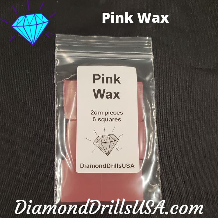 Pink Wax Clay for Diamond Painting Mud Small Square 2cm