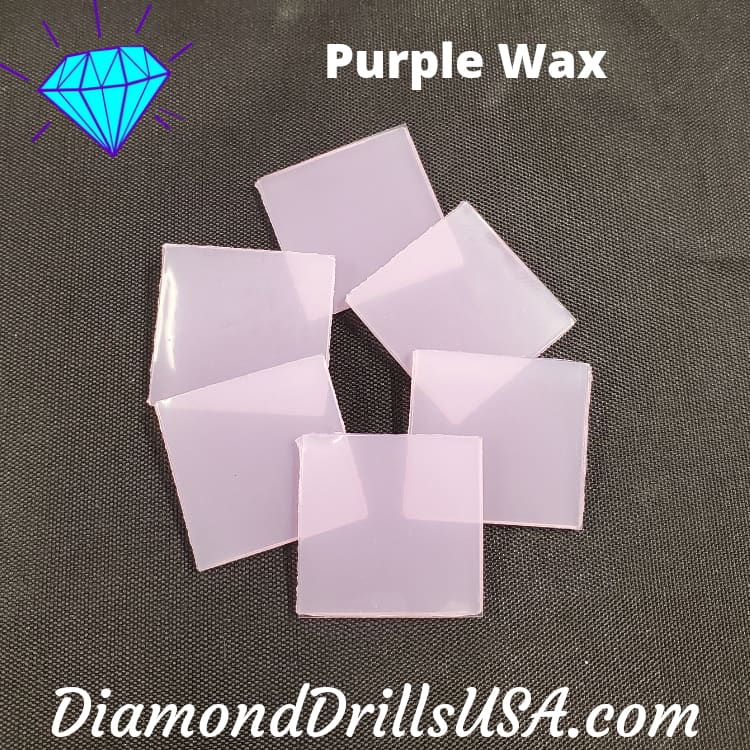 Purple Wax Clay for Diamond Painting Mud Small Square 2cm