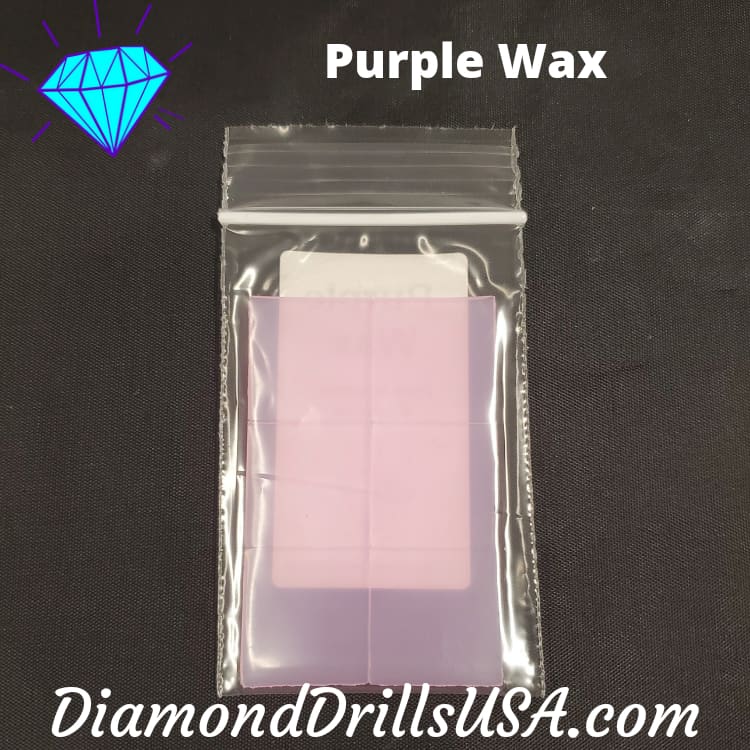 Purple Wax Clay for Diamond Painting Mud Small Square 2cm