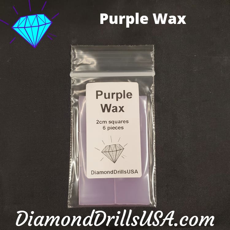 Purple Wax Clay for Diamond Painting Mud Small Square 2cm