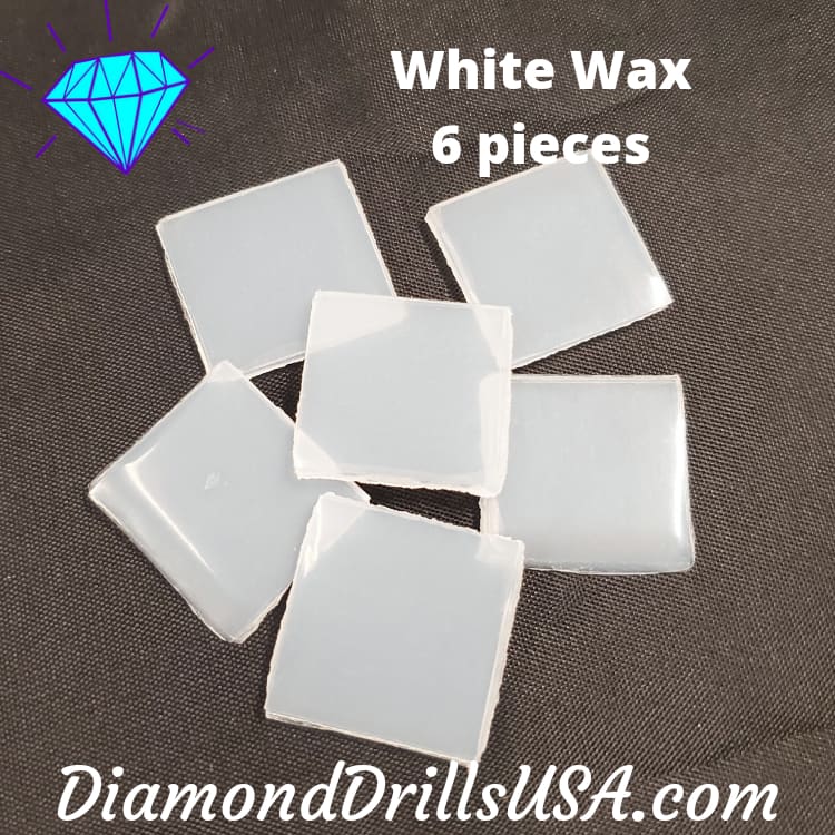 White Wax OPAQUE Clay for Diamond Painting 6pcs Mud Small Square 2cm Putty  Pen Tack