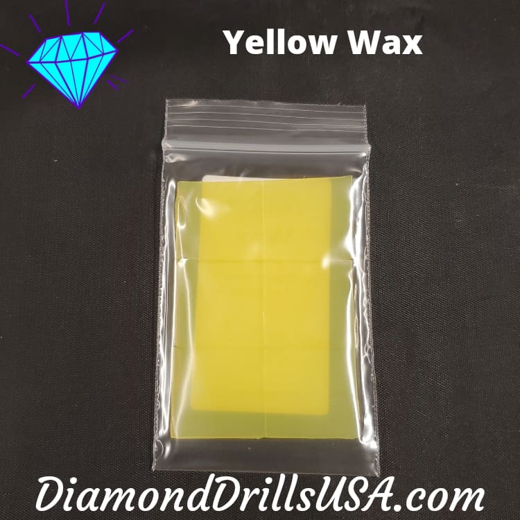 Yellow Wax Clay for Diamond Painting 6pcs Mud Small Square