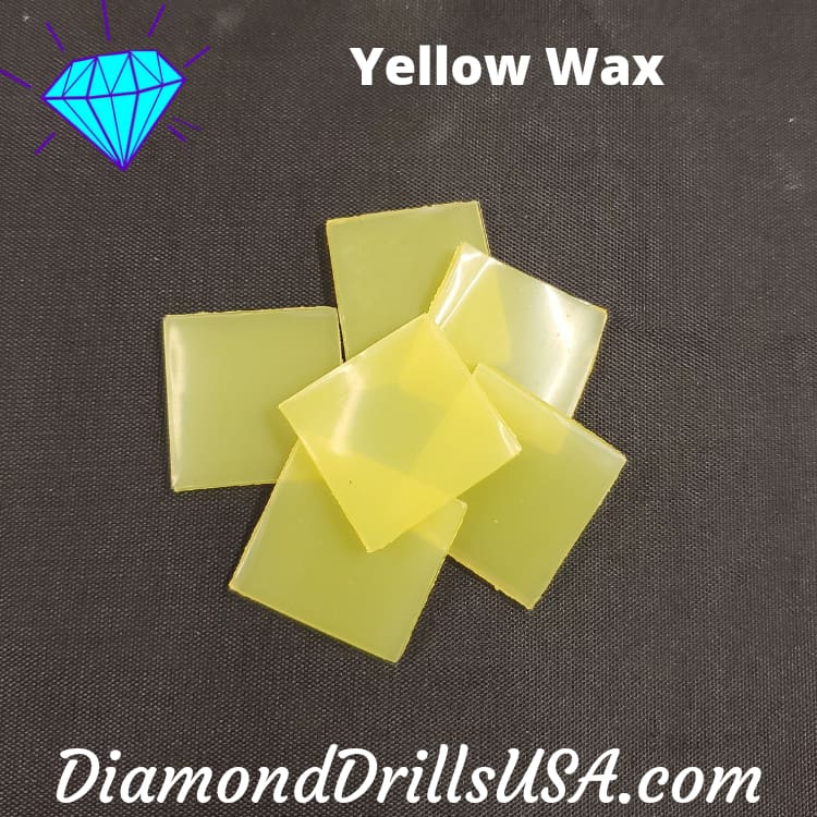Yellow Wax Clay for Diamond Painting 6pcs Mud Small Square