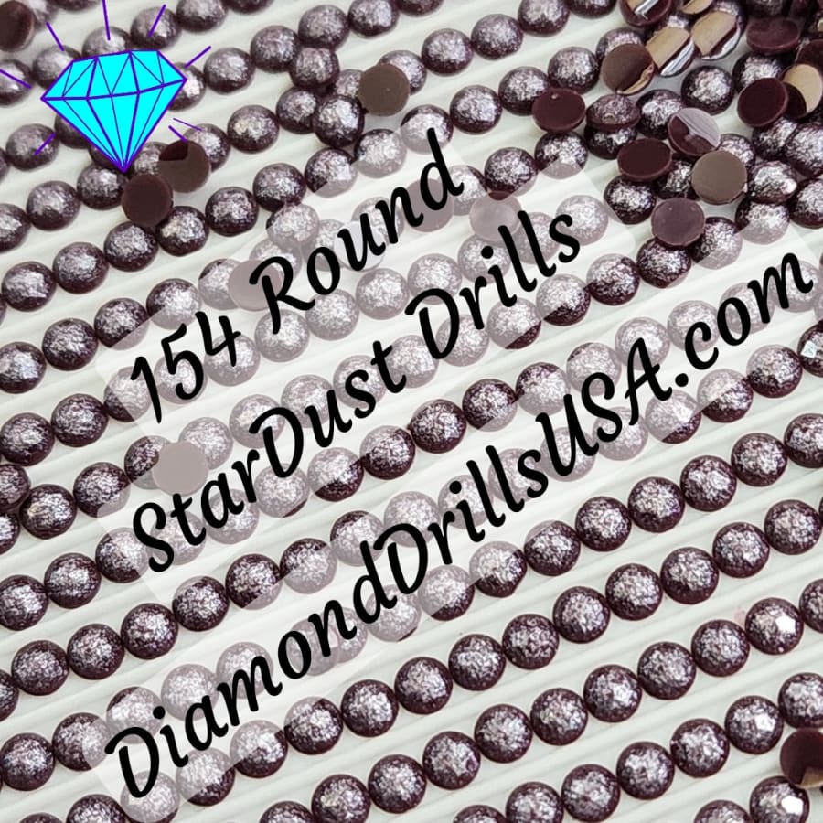 154 StarDust ROUND Pearl Mica Dust 5D Diamond Painting