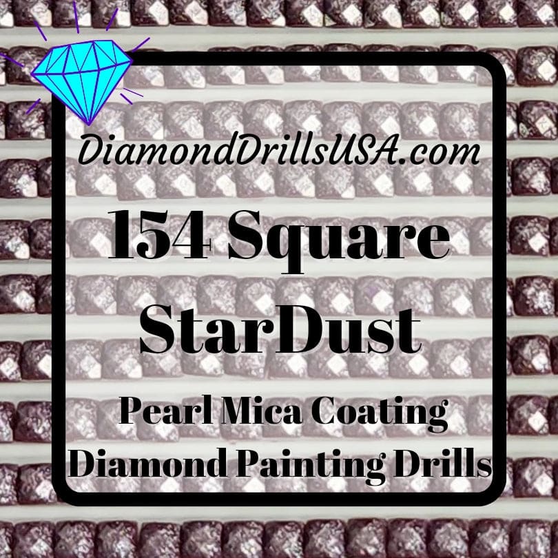 154 StarDust SQUARE Pearl Mica Dust 5D Diamond Painting