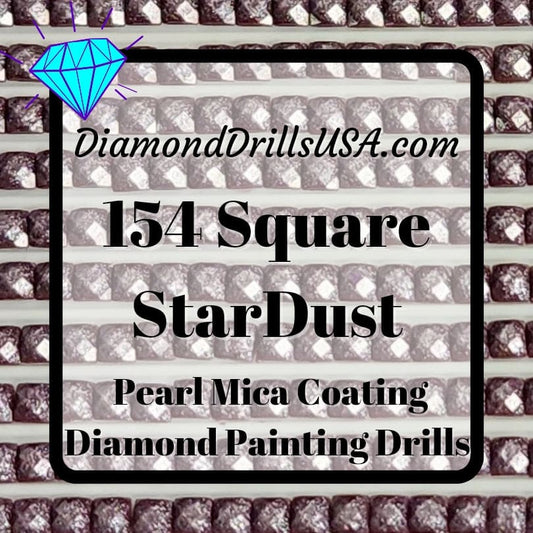 154 StarDust SQUARE Pearl Mica Dust 5D Diamond Painting