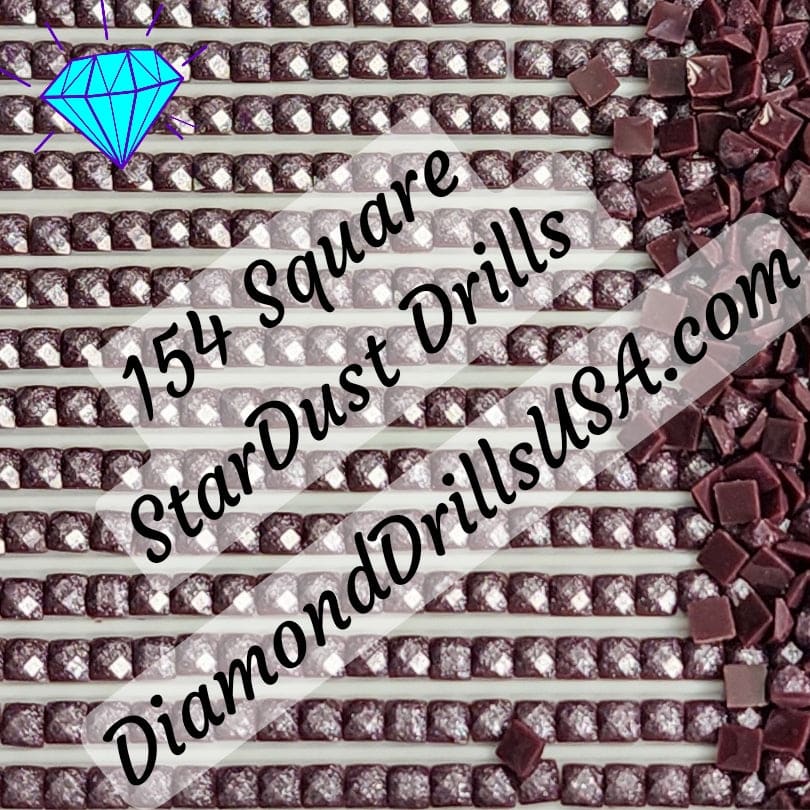 154 StarDust SQUARE Pearl Mica Dust 5D Diamond Painting