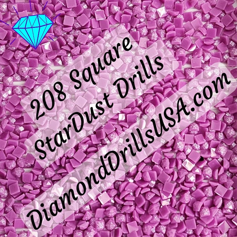 208 StarDust SQUARE Pearl Mica Dust 5D Diamond Painting