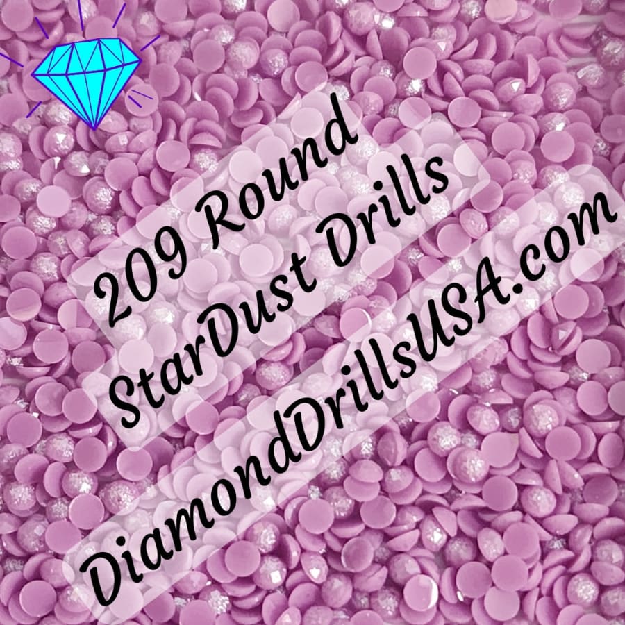 209 StarDust ROUND Pearl Mica Dust 5D Diamond Painting