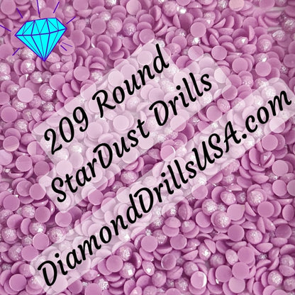 209 StarDust ROUND Pearl Mica Dust 5D Diamond Painting
