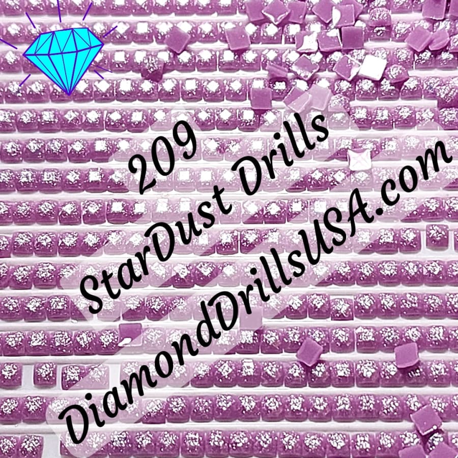 209 StarDust SQUARE Pearl Mica Dust 5D Diamond Painting