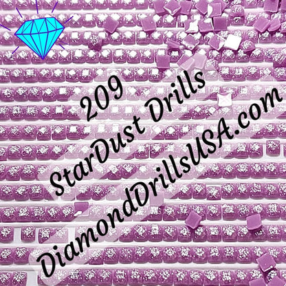 209 StarDust SQUARE Pearl Mica Dust 5D Diamond Painting
