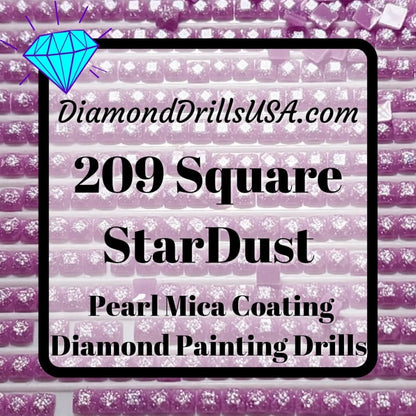 209 StarDust SQUARE Pearl Mica Dust 5D Diamond Painting