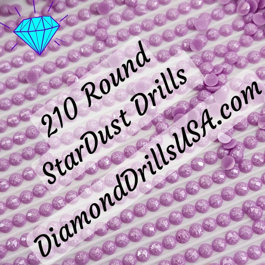 210 StarDust ROUND Pearl Mica Dust 5D Diamond Painting