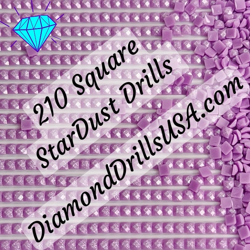 210 StarDust SQUARE Pearl Mica Dust 5D Diamond Painting