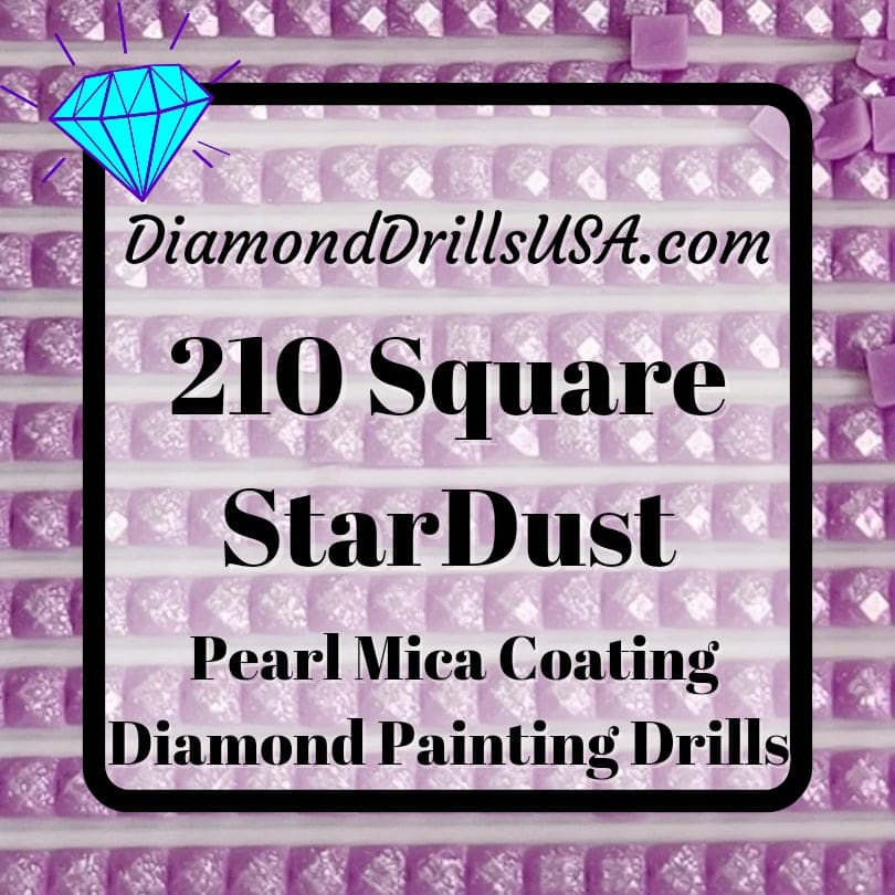 210 StarDust SQUARE Pearl Mica Dust 5D Diamond Painting