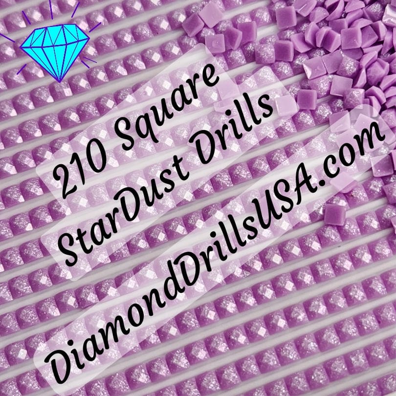 210 StarDust SQUARE Pearl Mica Dust 5D Diamond Painting