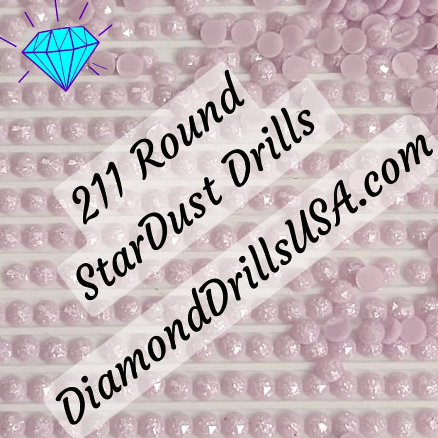 211 StarDust ROUND Pearl Mica Dust 5D Diamond Painting