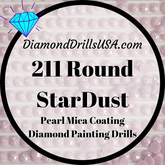 211 StarDust ROUND Pearl Mica Dust 5D Diamond Painting