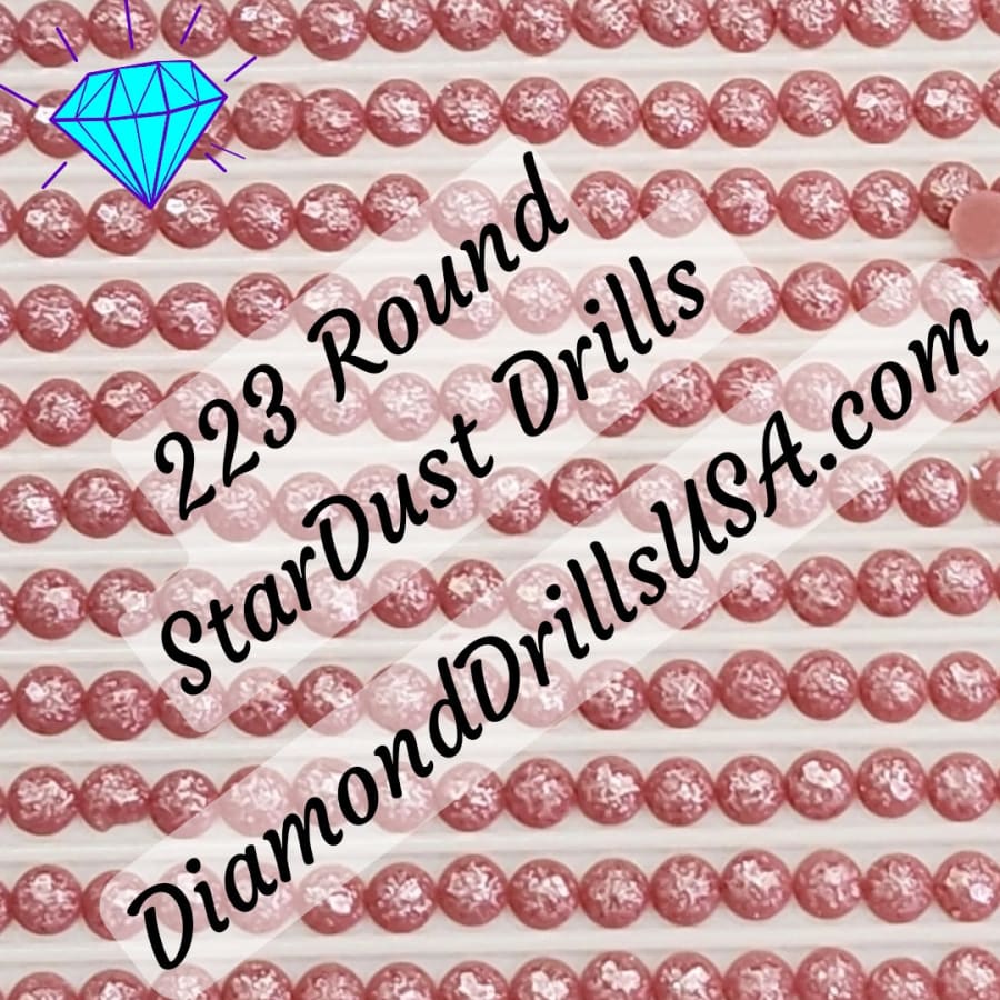 223 StarDust ROUND Pearl Mica Dust 5D Diamond Painting