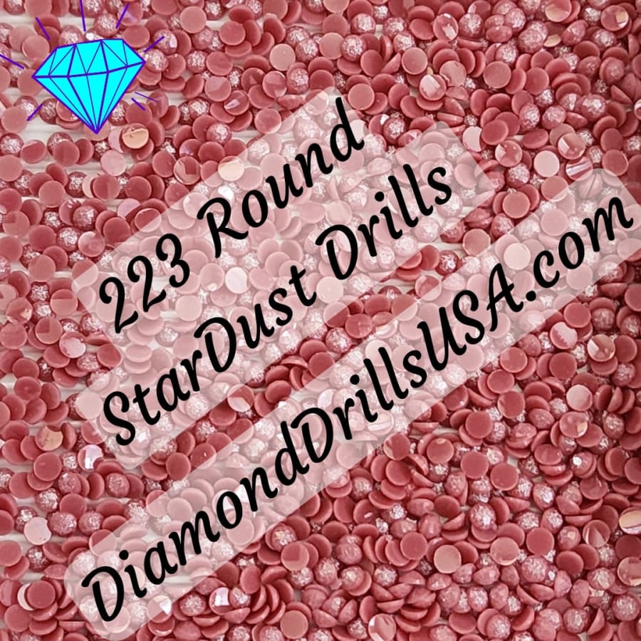 223 StarDust ROUND Pearl Mica Dust 5D Diamond Painting