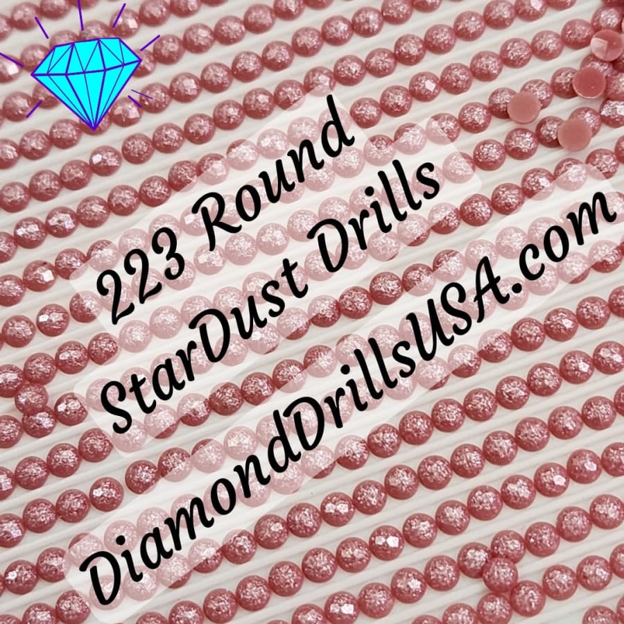 223 StarDust ROUND Pearl Mica Dust 5D Diamond Painting