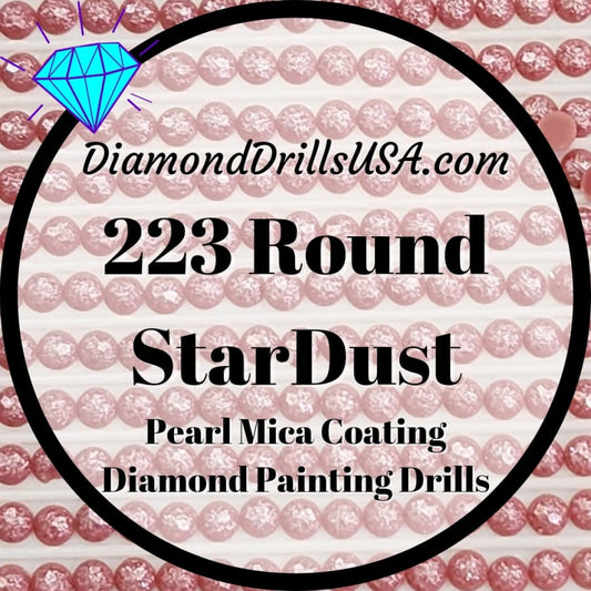 223 StarDust ROUND Pearl Mica Dust 5D Diamond Painting