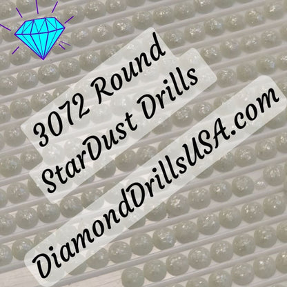3072 StarDust ROUND Pearl Mica Dust 5D Diamond Painting