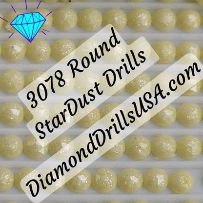 3078 StarDust ROUND Pearl Mica Dust 5D Diamond Painting