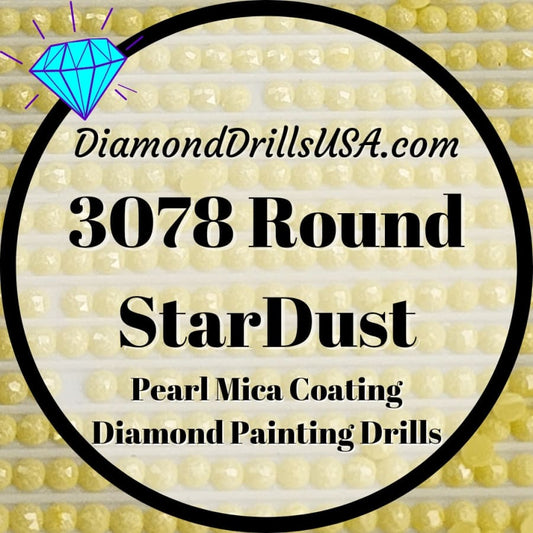 3078 StarDust ROUND Pearl Mica Dust 5D Diamond Painting