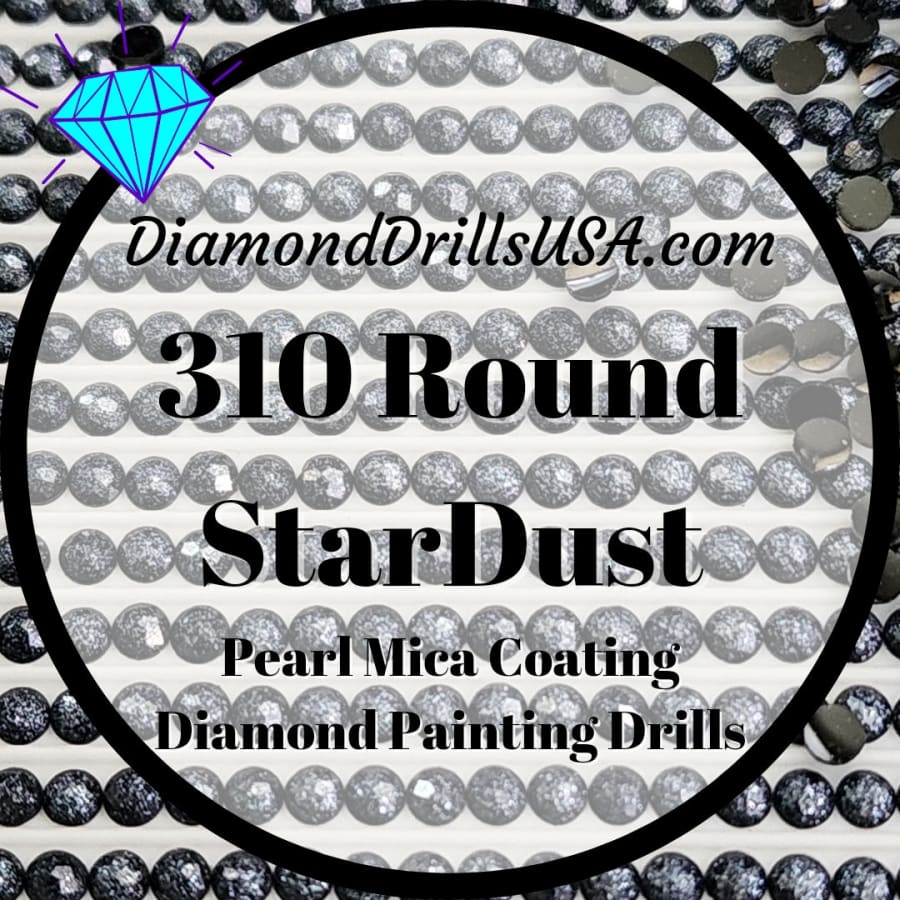 310 StarDust ROUND Pearl Mica Dust 5D Diamond Painting